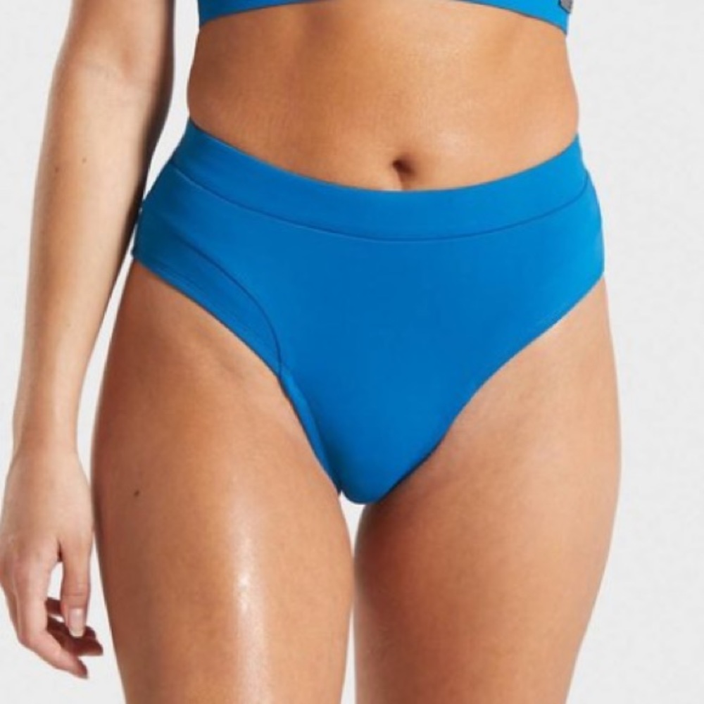 SMALL HIGH WAISTED GYMSHARK BIKINI BOTTOMS